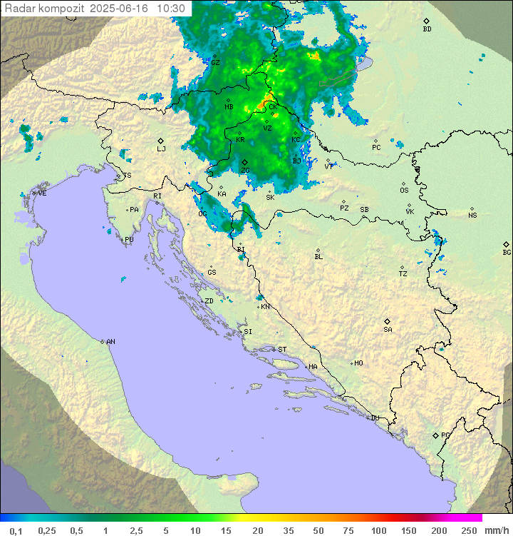 Padavine Hrvaška