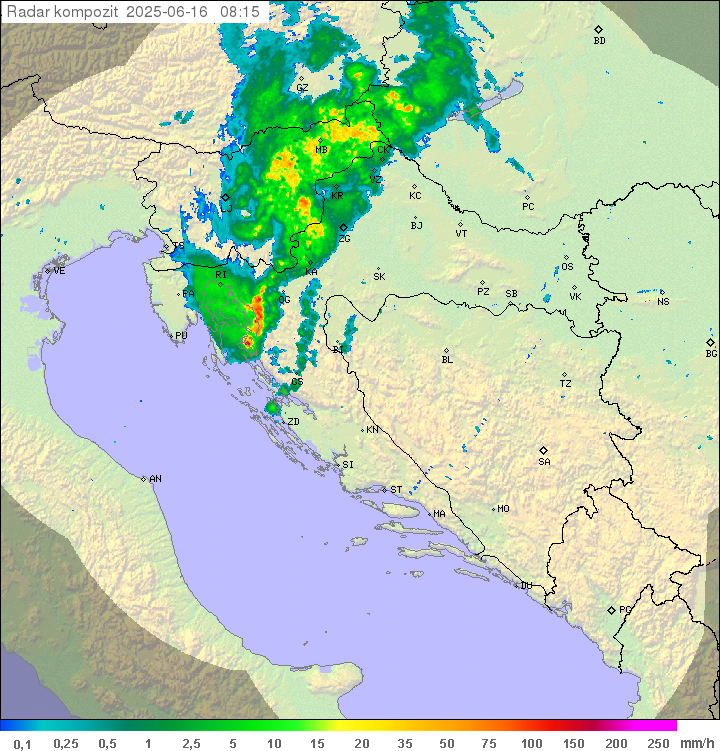 Padavine Hrvaška