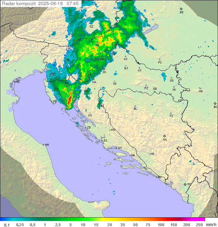 Padavine Hrvaška