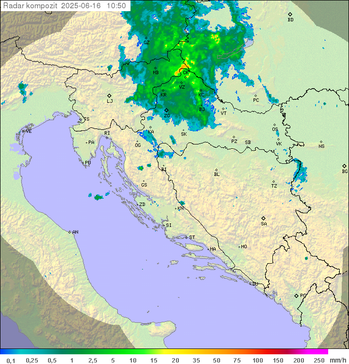 Padavine Hrvaška