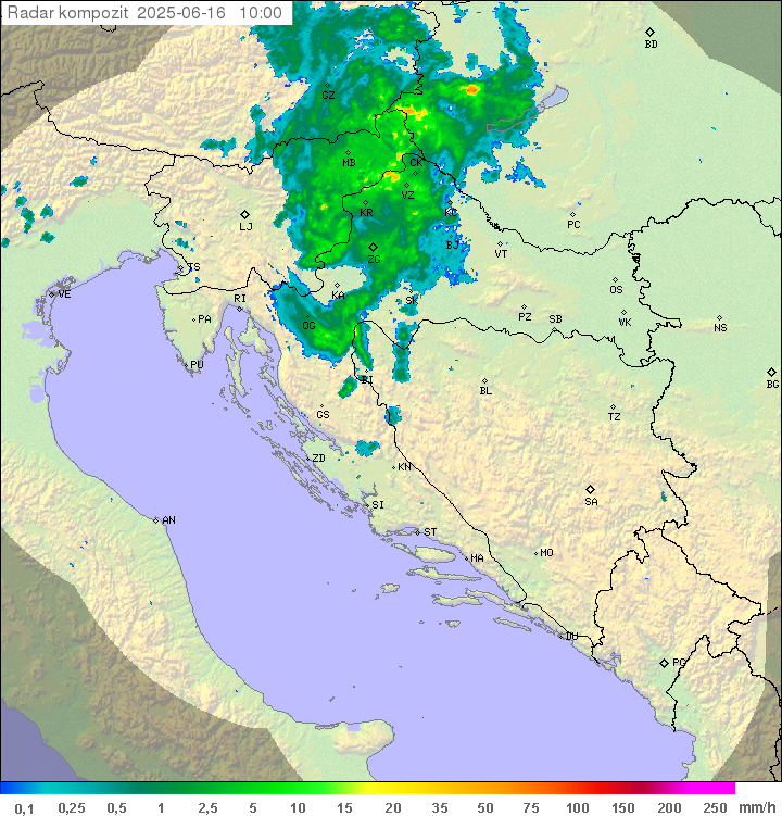 Padavine Hrvaška