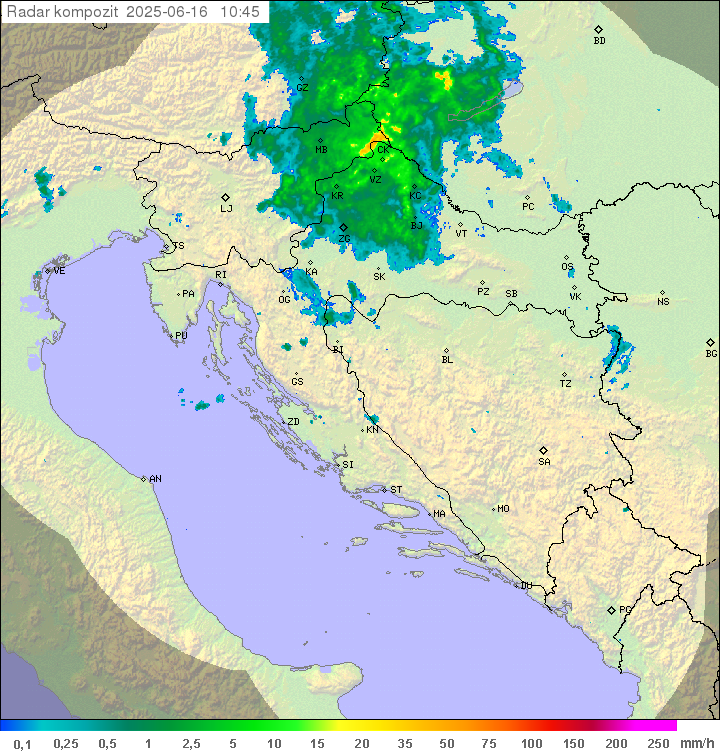 Padavine Hrvaška