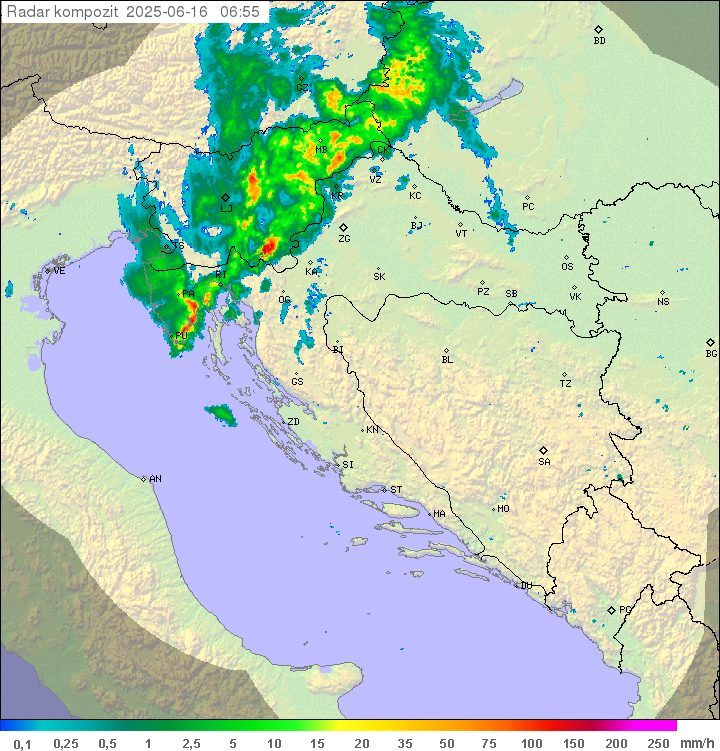 Padavine Hrvaška