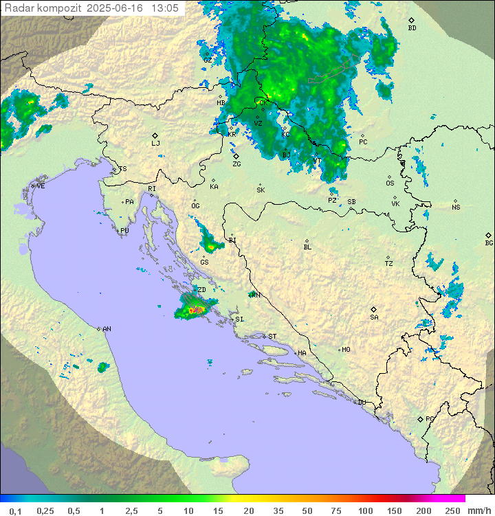 Padavine Hrvaška