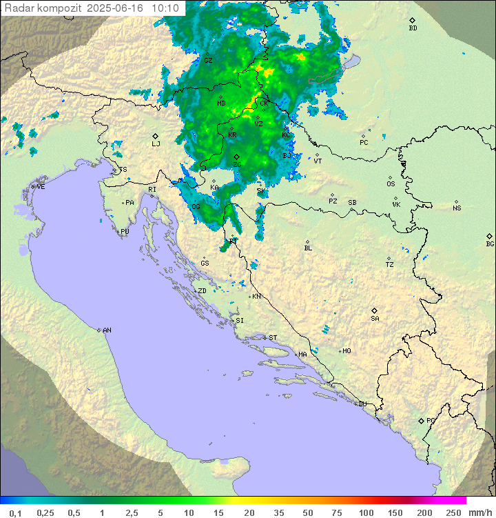 Padavine Hrvaška