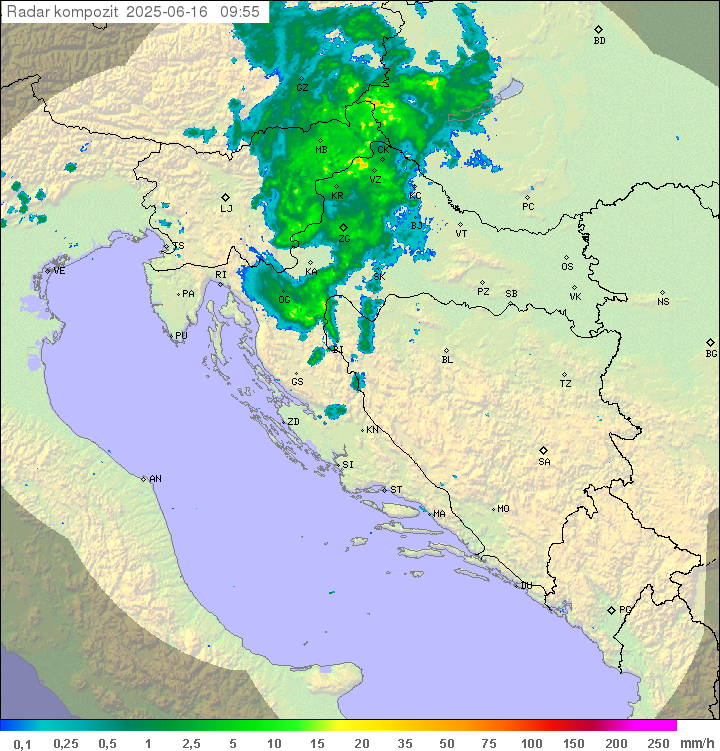 Padavine Hrvaška