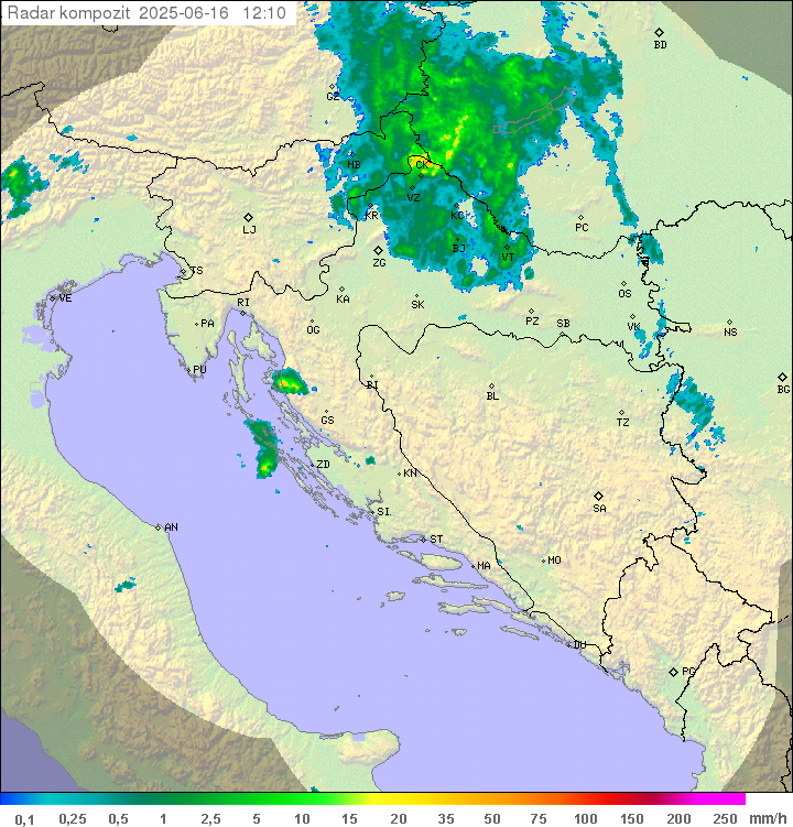 Padavine Hrvaška