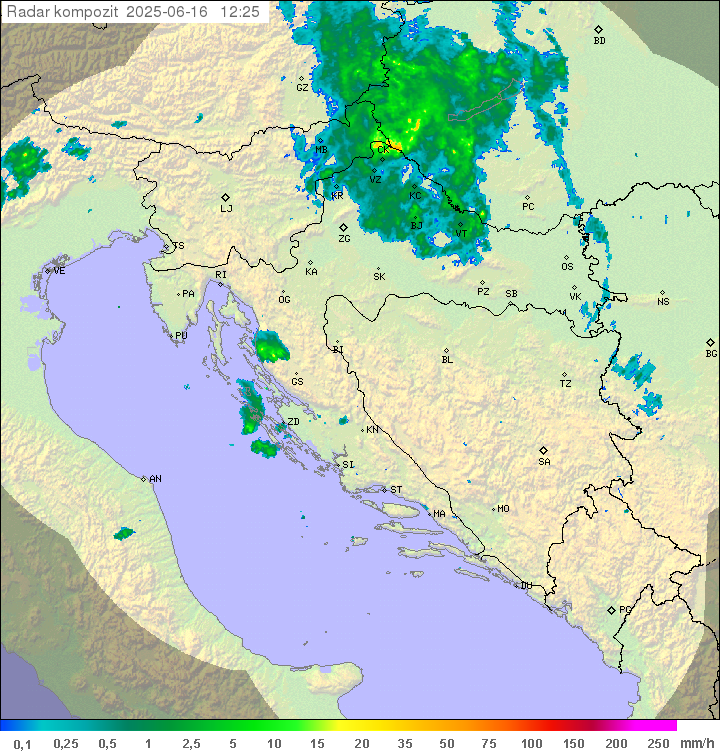 Padavine Hrvaška