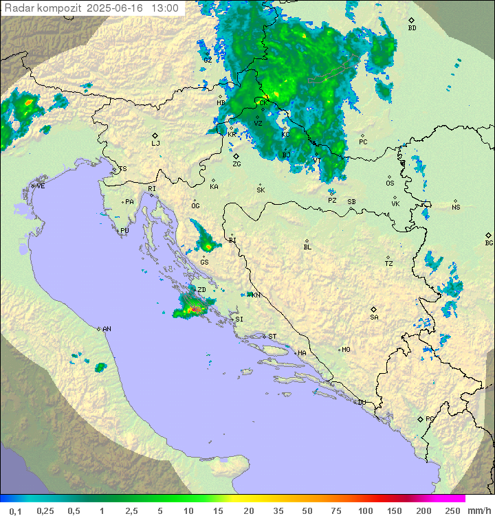 Padavine Hrvaška