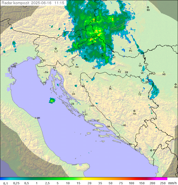 Padavine Hrvaška