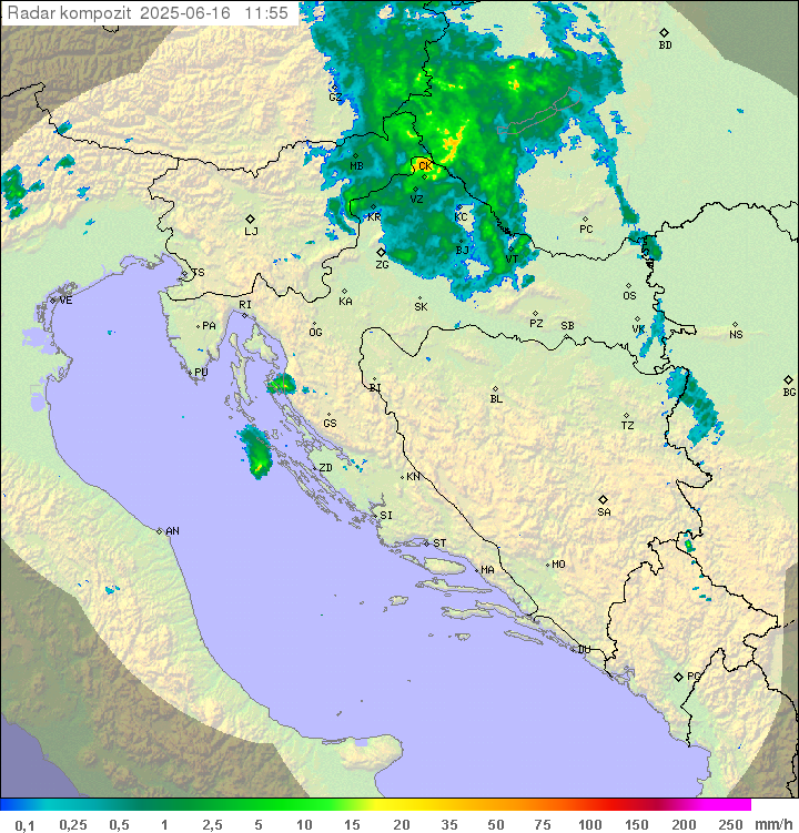 Padavine Hrvaška