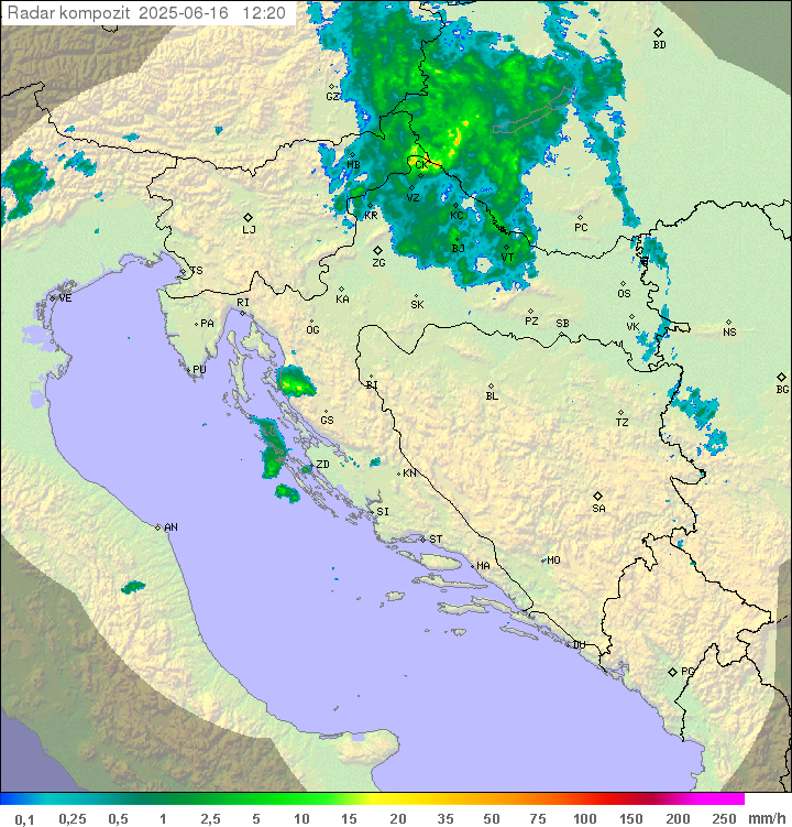 Padavine Hrvaška