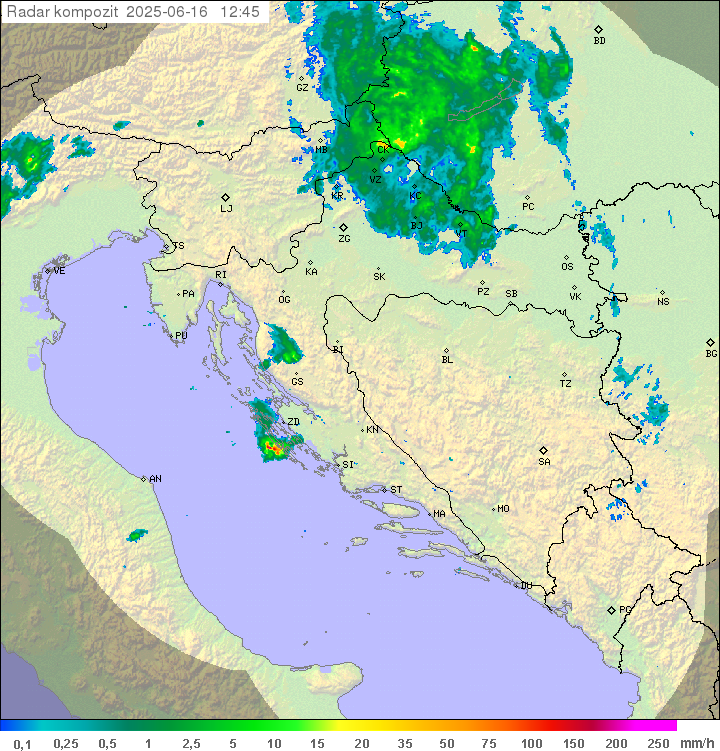 Padavine Hrvaška