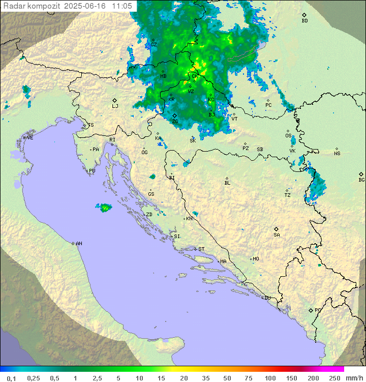 Padavine Hrvaška