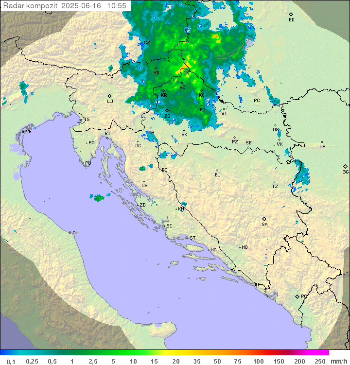 Padavine Hrvaška