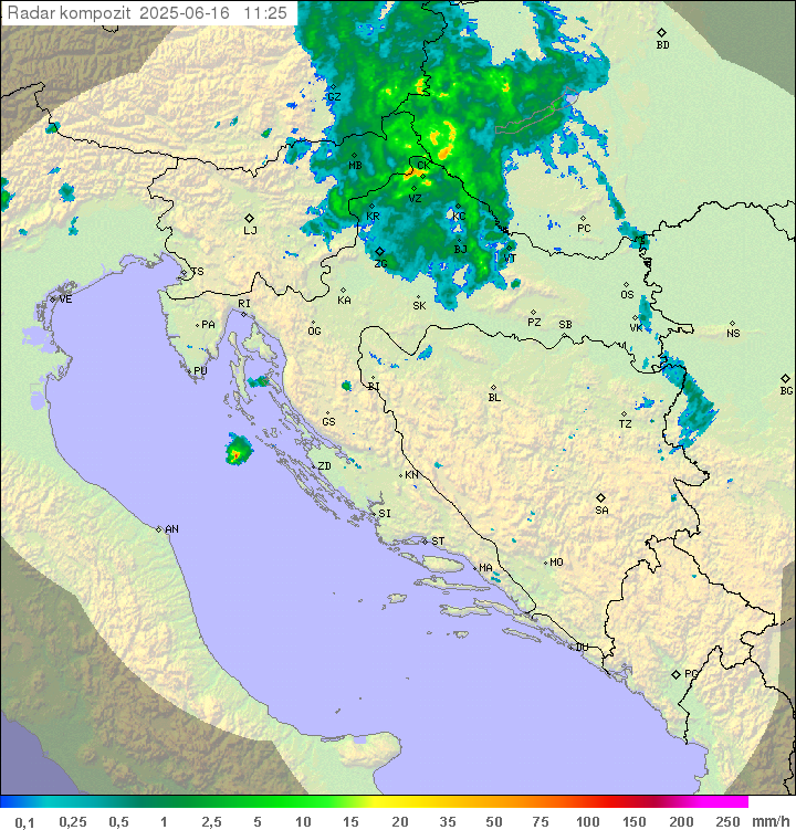 Padavine Hrvaška