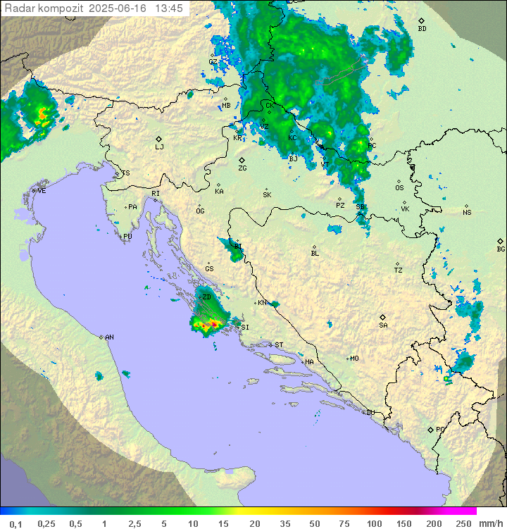 Padavine Hrvaška