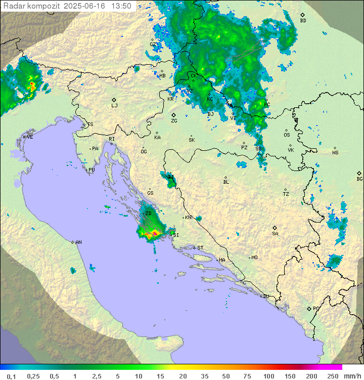 Padavine Hrvaška
