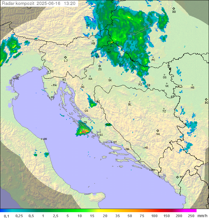 Padavine Hrvaška