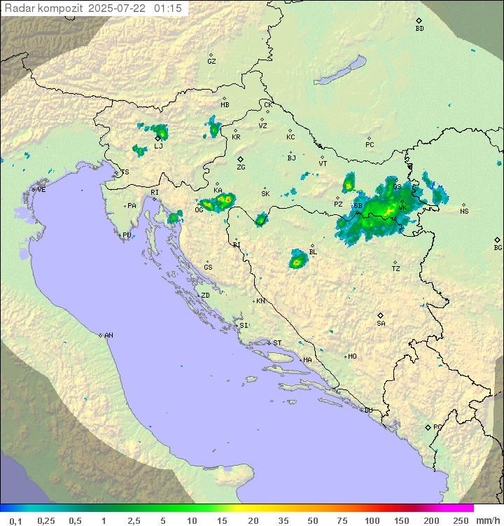 Padavine Hrvaška