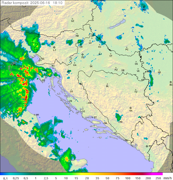 Padavine Hrvaška