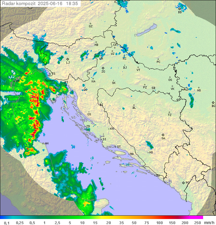 Padavine Hrvaška