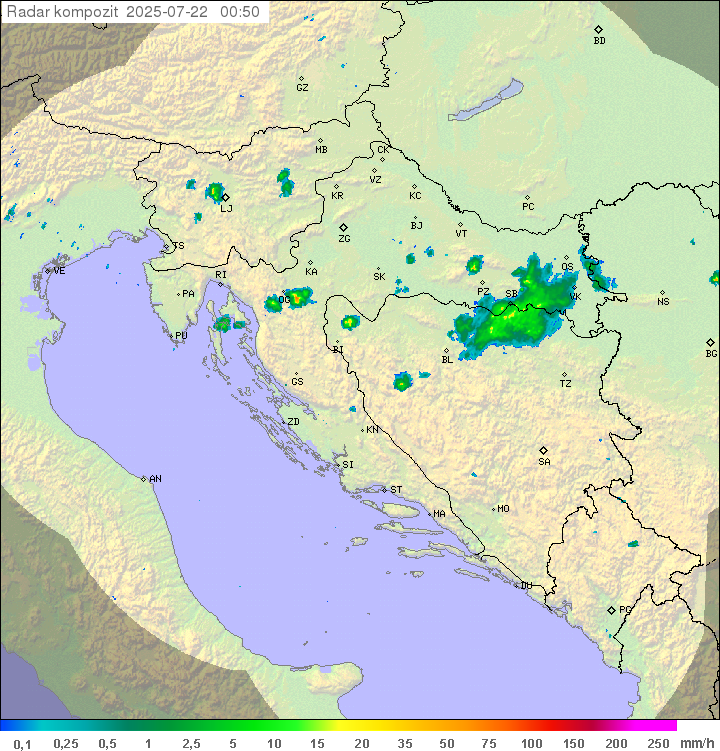 Padavine Hrvaška