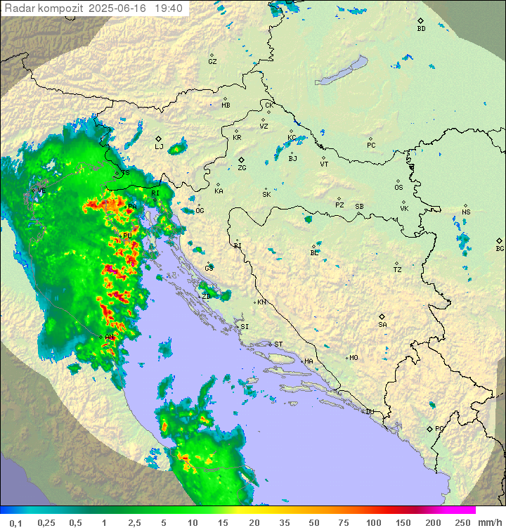 Padavine Hrvaška