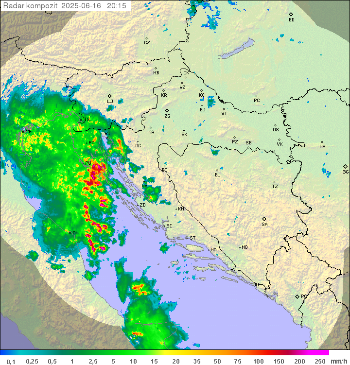Padavine Hrvaška