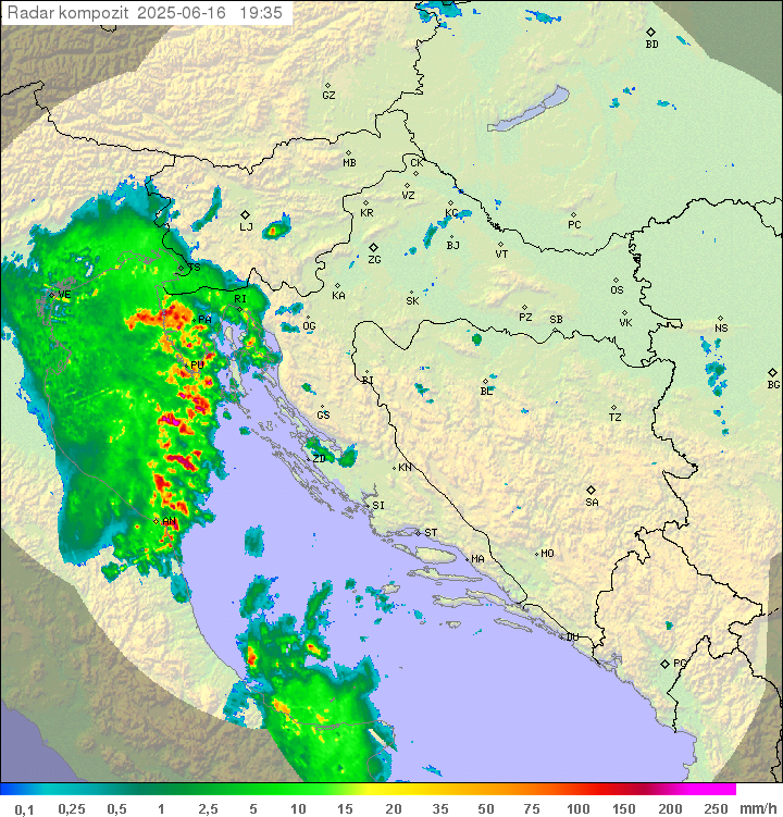 Padavine Hrvaška