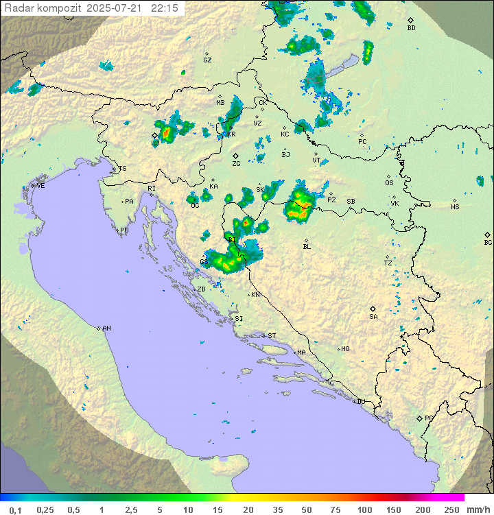 Padavine Hrvaška