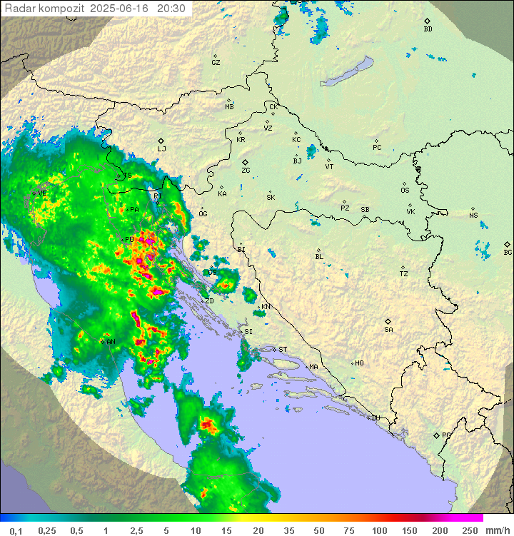 Padavine Hrvaška