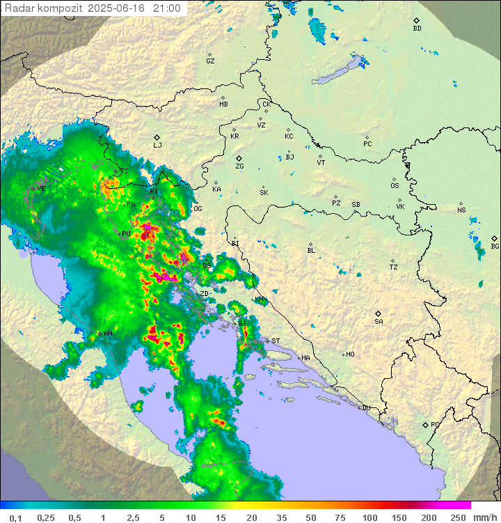 Padavine Hrvaška