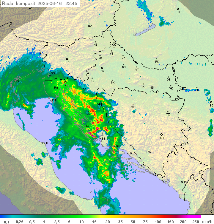 Padavine Hrvaška