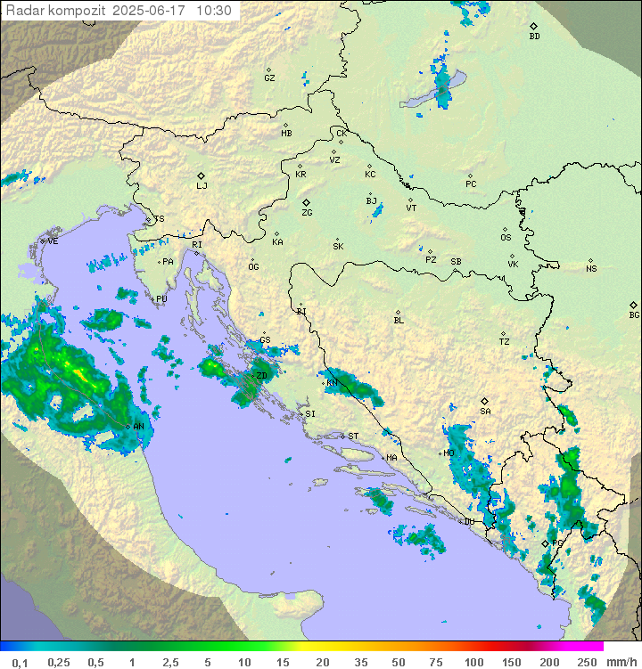 Padavine Hrvaška