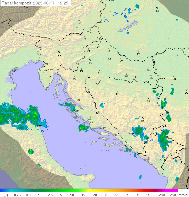 Padavine Hrvaška