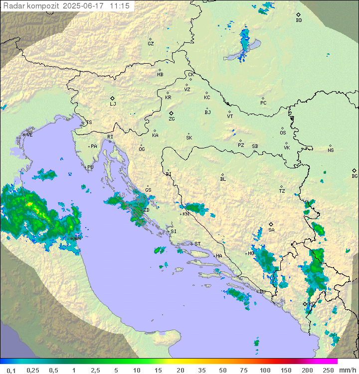 Padavine Hrvaška