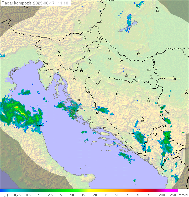 Padavine Hrvaška