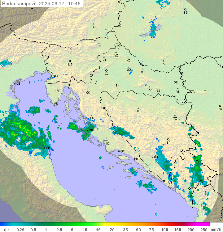 Padavine Hrvaška