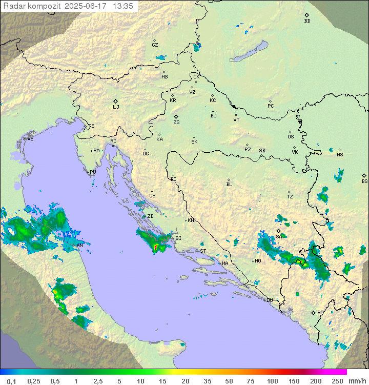 Padavine Hrvaška