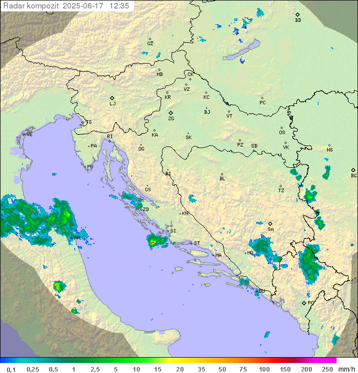 Padavine Hrvaška