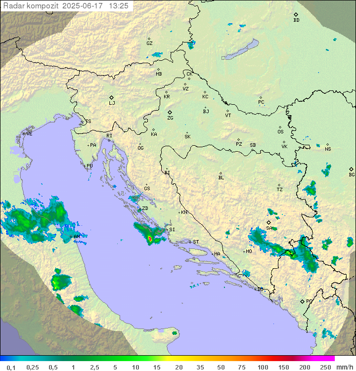 Padavine Hrvaška