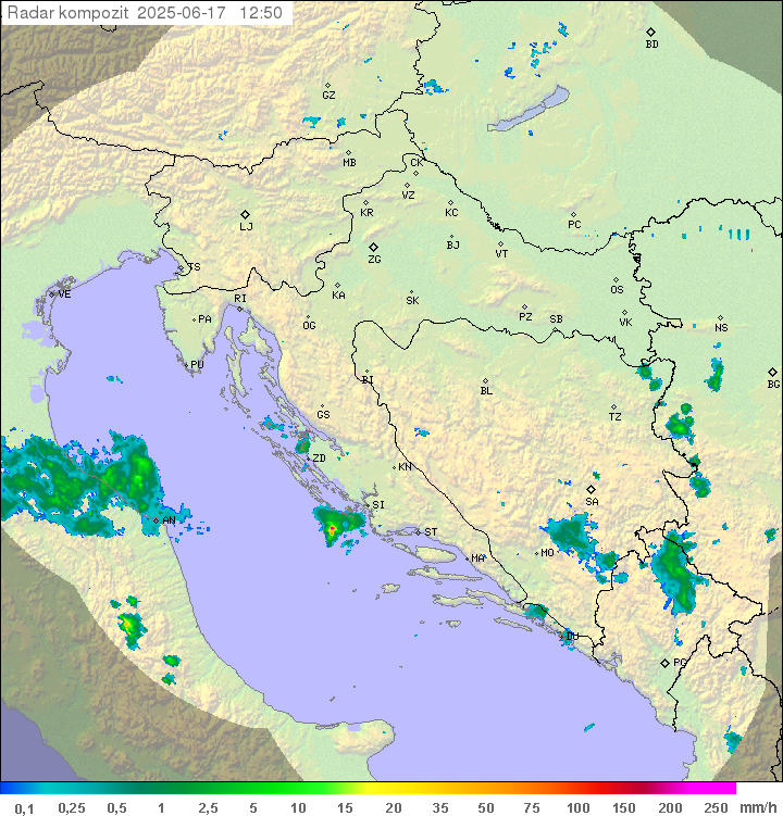 Padavine Hrvaška