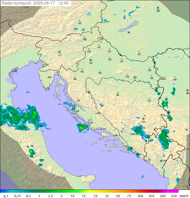 Padavine Hrvaška