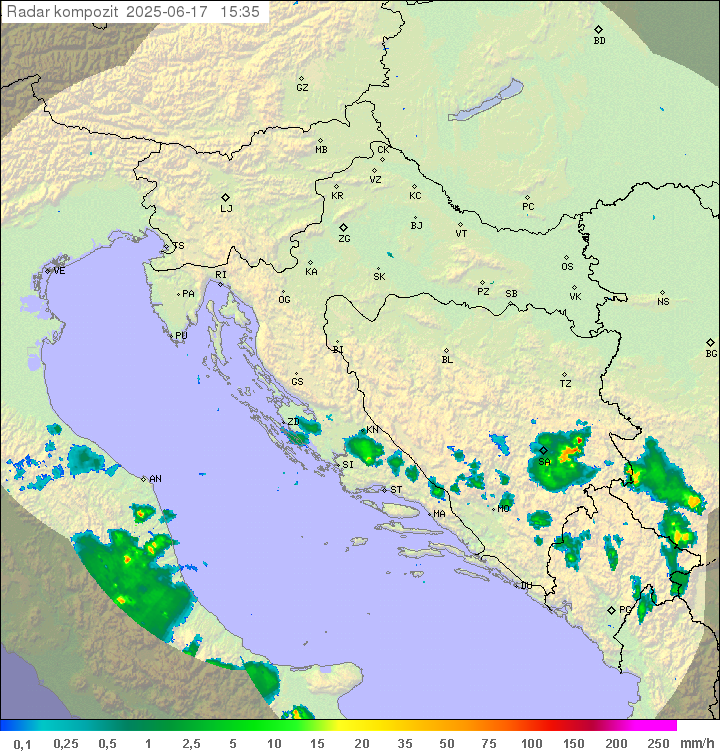 Padavine Hrvaška