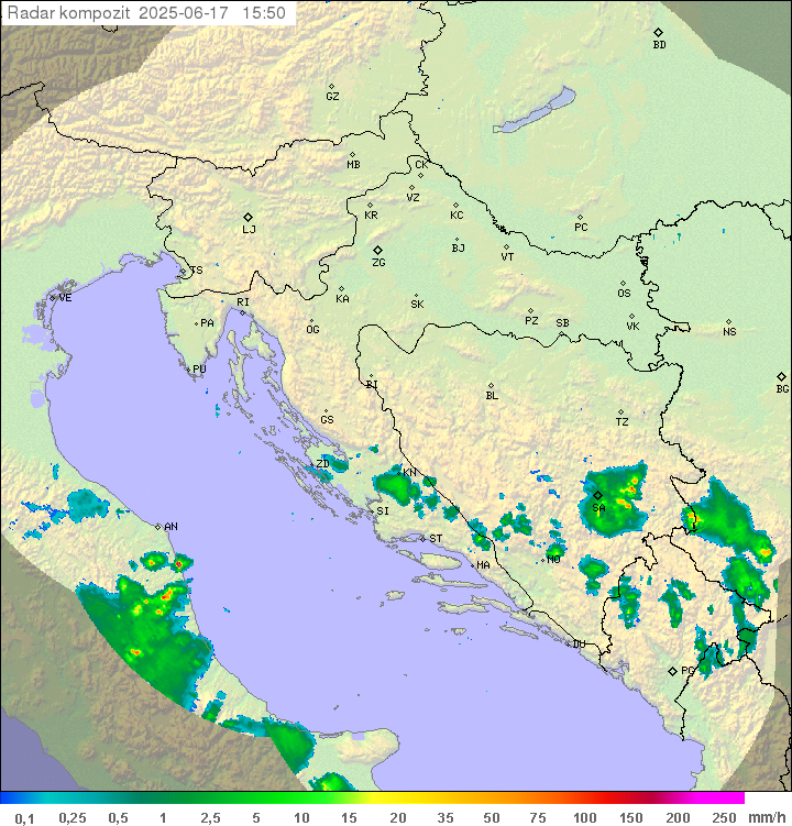 Padavine Hrvaška