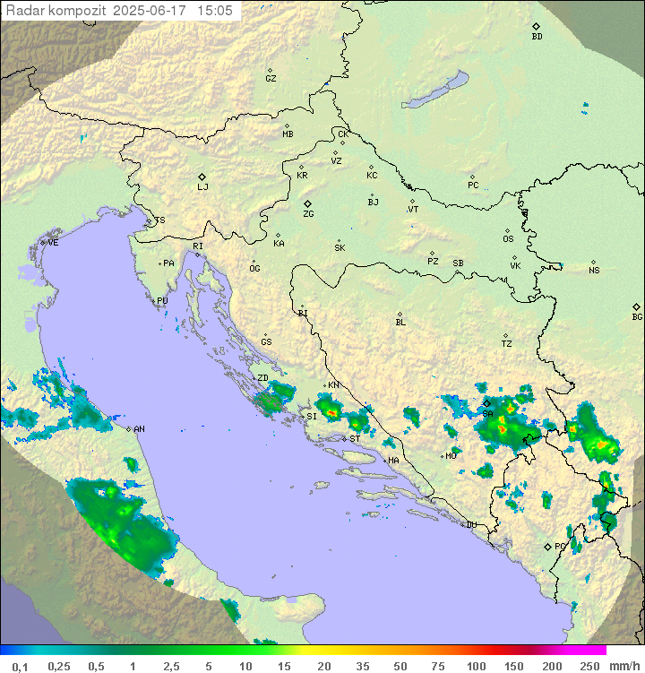 Padavine Hrvaška