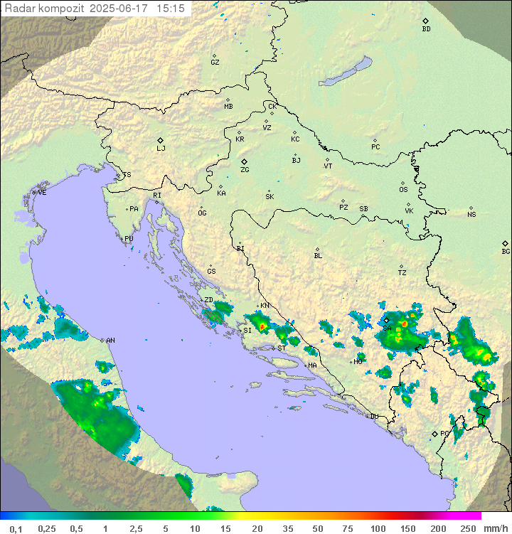 Padavine Hrvaška