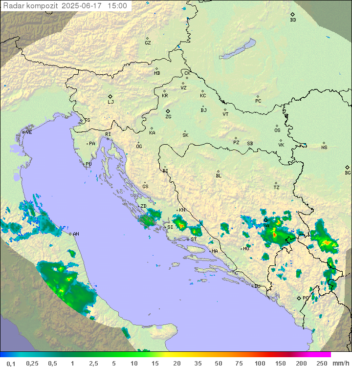 Padavine Hrvaška
