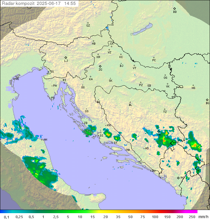 Padavine Hrvaška